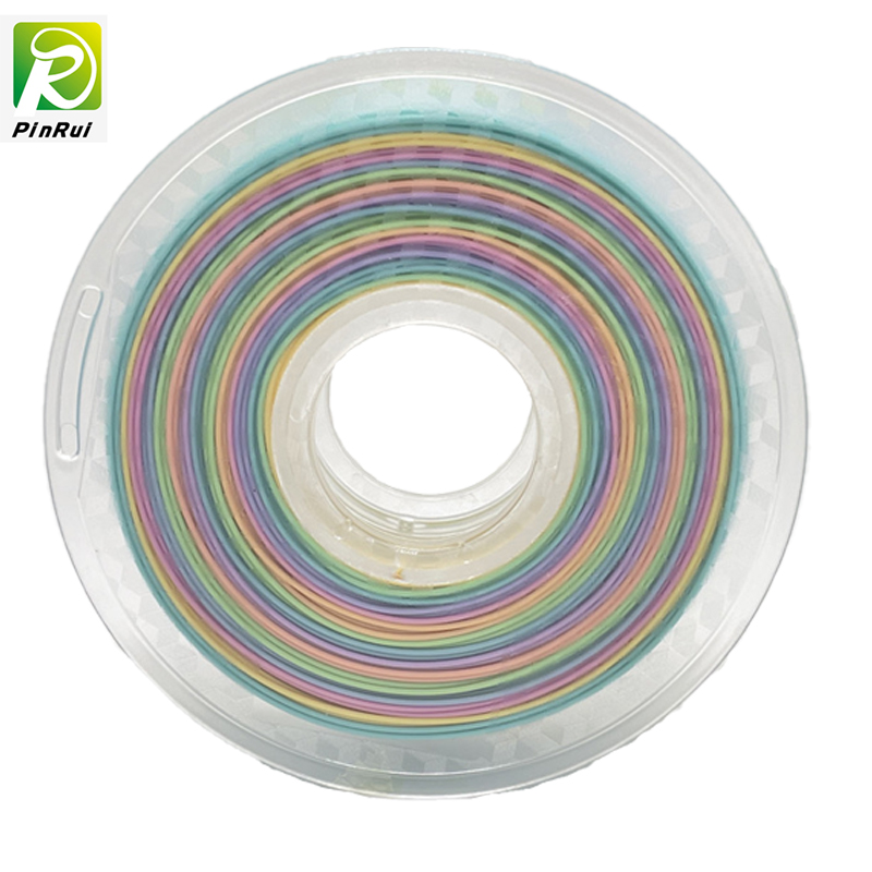 Pinrui 3D-tulostin 1.75mm PLA Rainbow Filamentti 3D-tulostimella