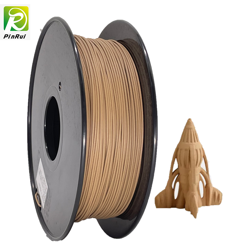 Pinrui 3D-tulostin 1.75mm tumma puu Filamentti 3D-tulostimeen