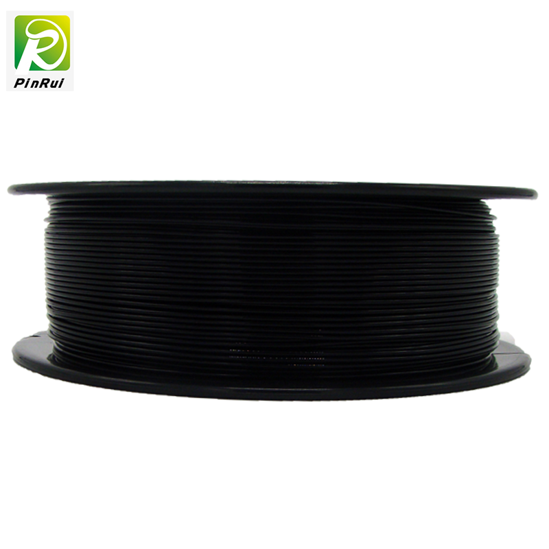 Pinrui Korkealaatuinen 1kg 3D PLA-tulostimen filamentti musta väri