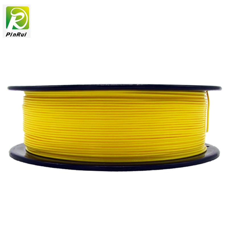 Pinrui Korkealaatuinen 1KG 3D PLA-tulostimen filamentti keltainen väri