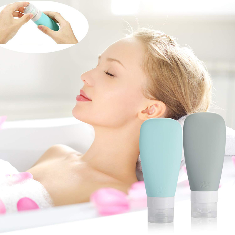 Tukkukaupan koko säiliöt shampoo ja hygieniatuotteet, silikonivuototodistusten pullot asetukset