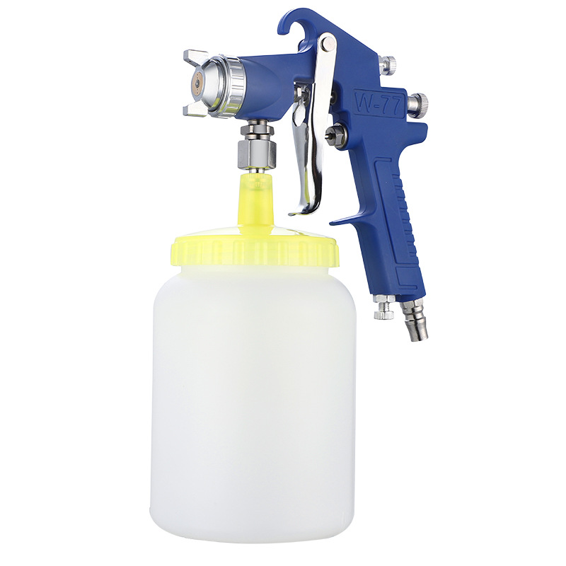W-77 Air Spray Gun 2.0/2.5/3.0 mm suutin OEM tehdas Muovinen metalli Tehokas sumutus Pneumaattiset maalityökalut autolle ja huonekaluille