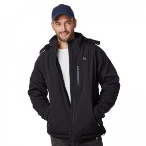 Mukautettu akku lämmitetty lämmin takki, eristetyt lämmitetyt vaatteet talvikaudelle