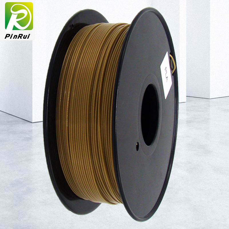 Pinrui Korkealaatuinen 1KG 3D PLA-tulostin Filamentti Kulta Väri