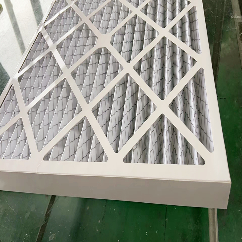 Merv 8 Standardikapasiteetti laskostettu uuninsuodatin Pre HVAC-ilmansuodatin