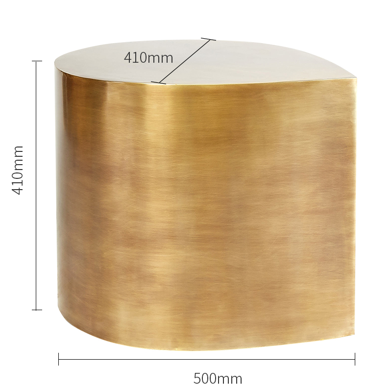 Petal Design Estheettinen ylellinen kahvipöytä Aseta 4 kultaa sivupöydät olohuoneessa Moderni