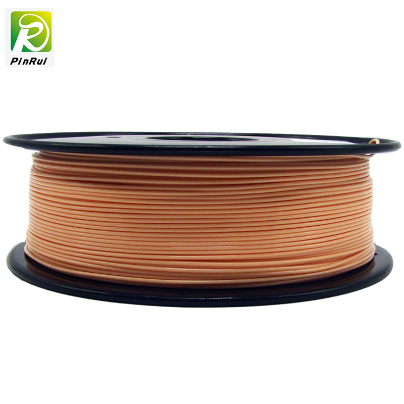 Pinrui Korkealaatuinen 1kg 3D PLA-tulostin Filamentti Skin väri