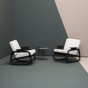 Ranskan puukehys kangas Yksittäinen sohvavarsi tuoli Moderni lounge Accent tuolit olohuoneen huonekalut