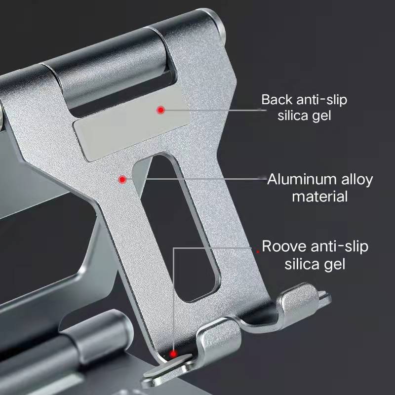 Uusi Tablet Puhelin Universal Desktop Bracket Kätevä Alumiini Alloy Folding Phone Bracket