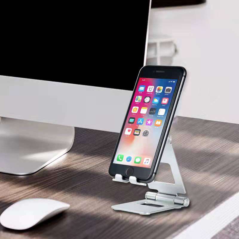 Uusi Tablet Puhelin Universal Desktop Bracket Kätevä Alumiini Alloy Folding Phone Bracket