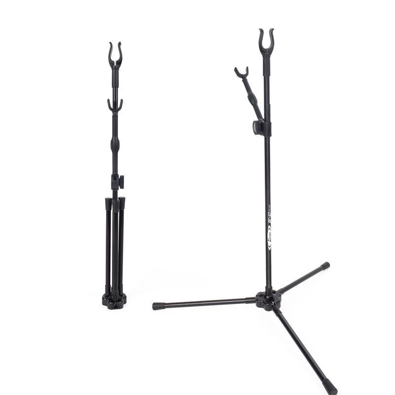 Elongarrow-jousiammunta lisävaruste Recurve Bow Stand Holder Folable Fiberglass Bow Rack Bolding Bow