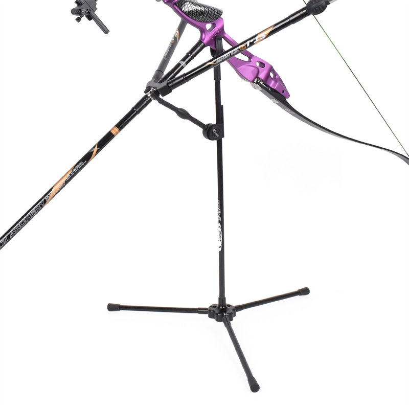 Elongarrow-jousiammunta lisävaruste Recurve Bow Stand Holder Folable Fiberglass Bow Rack Bolding Bow