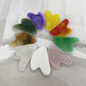 Roller Face Laihdutus Massager Lift Tool Resin Facial Massage Roller Skin hieronta Kauneushoito V muotoinen kaksinkertainen pää Gua Sha Kits