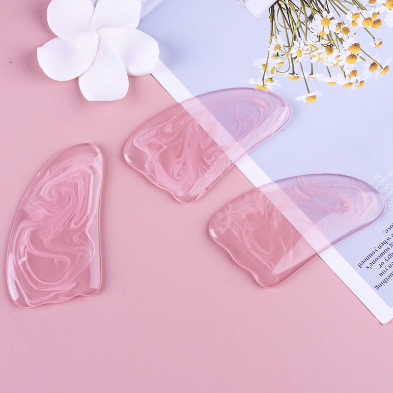 Roller Face Laihdutus Massager Lift Tool Resin Facial Massage Roller Skin hieronta Kauneushoito V muotoinen kaksinkertainen pää Gua Sha Kits