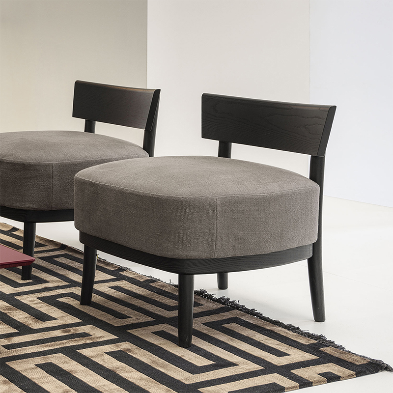 Moderni design-huonekalut Setti verhoiltu Home Lounge Puinen runko Accent Single sohva tuoli