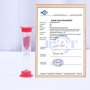 6 kpl muovi hiekka ajastin Sandglass Hourglass Sand Clock Timer 30 SEC/1 min/2 min \\/n 3 min/5 min/10 min