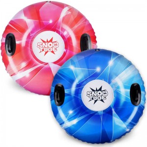 Talvi ulkona vanhempi lapsi vuorovaikutteinen lelu lapsi,nflatbleble lumiputki