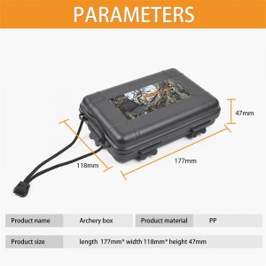 Elongarrow 470071 Jousiammunta Broadheads Storage Box
