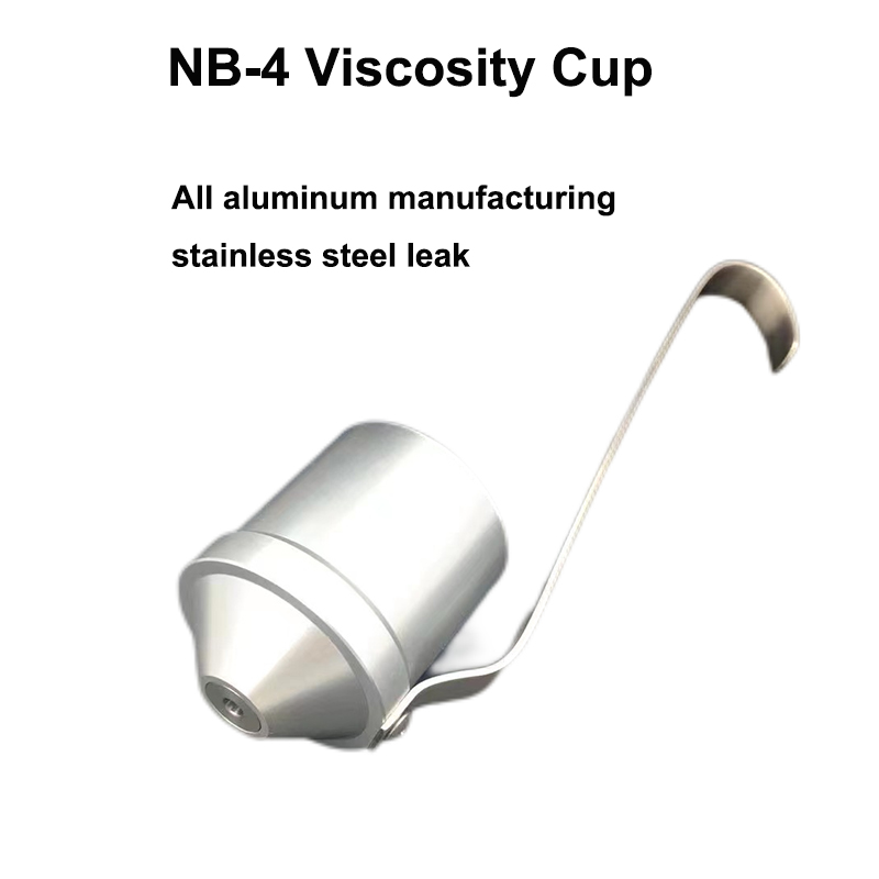 Ruostumattomasta teräksestä valmistettu viskositeettikuppi laboratorio Viscometer Lab Paint Printing Muste -viskositeettikoe kuppi