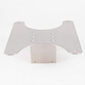 Ruostumattomasta teräksestä valmistettu pohja