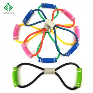 Joogavastuskaistan putki venytettävä vartalon kunto lihasharjoittelu 8 -tyyppi