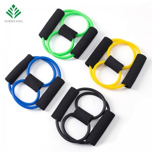 Joogavastuskaistan putki venytettävä vartalon kunto lihasharjoittelu 8 -tyyppi