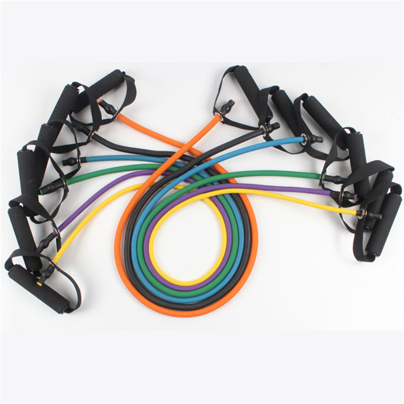 Resistance Band Yoga liikunta Elastic Band Fitness Pull Rope Pilates Training Laajennusputket kuntosalin kodin vahvuusharjoitteluun