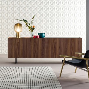 pohjoismainen moderni pähkinäpuun sivupöytä puinen kaappi TV -kaapin olohuone