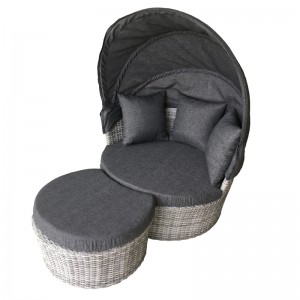 Alumni&Wicker Sunbed Set 83288C