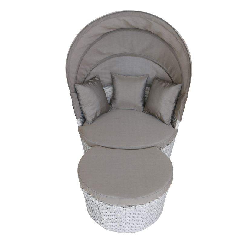 Alumni&Wicker Sunbed Set 83288C