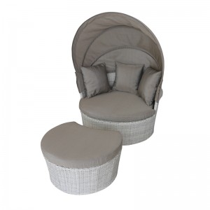Alumni&Wicker Sunbed Set 83288C