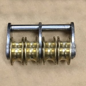 Ruostumattomasta teräksestä valmistettu merihihnapyörät purjelevylle