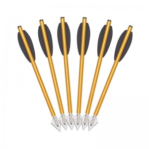 ELONGARROW 160mm alumiininnuolipultit pistoolien ristin ulkokäyttöön metsästys