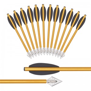 ELONGARROW 160mm alumiininnuolipultit pistoolien ristin ulkokäyttöön metsästys