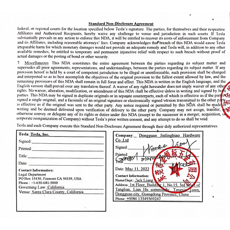 Jinglingbiao (Globao) -yritys on tavoittamassa yhteistyötä Teslan kanssa.