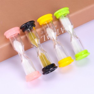 Lapset onnellista aikaa 5 minuuttia pieni muovimini minuutin lasi minuutti hiekka -ajastin