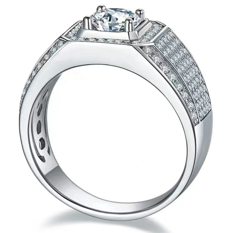 KIINTÖINEN S925/18K/14K/10K moissanite/Real Diamond for Man for Man for Man for Man