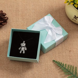 Korut huippuluokan rengaslaatikko Bowknot Box Pieni rannekoru korvakorulaatikko koru laatikko