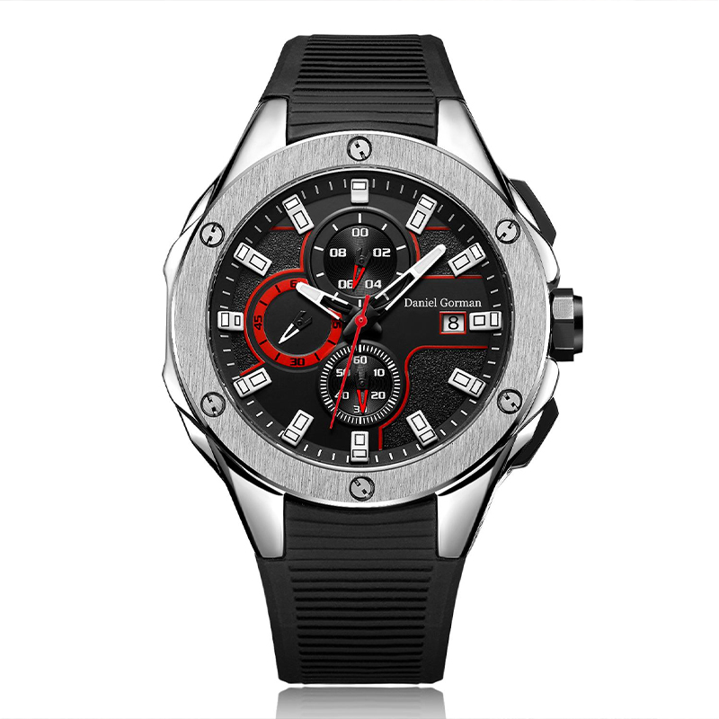 Daniel Gormantop -brändi Luxury Sport Watch Mies Armeija tarkkailee sinistä kumihihnaa automaattista C -kellot RM2205