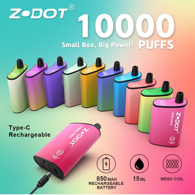 Kuuma myynti 10000 puffs vape Kertakäyttöinen elektroninen savuke vape kynä vape -puffit