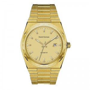 Katso miesten rannea ruostumattomasta teräksestä valmistettu monitoiminen kvartsikello DG9001