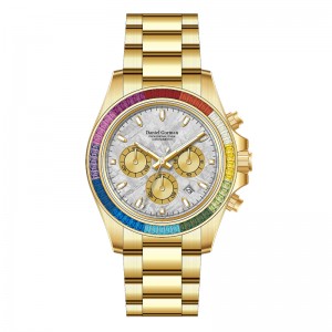 Luxury Watch ruostumattomasta teräksestä valmistettu kvartsi WatchDG9003