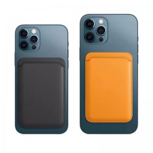 Sopii Apple Magsafe -korttilaukkuun Magneettisen lisävarusteen holkki iPhone13 Suojakotelonnahka iPhone13Pro Käyntikorttipussi