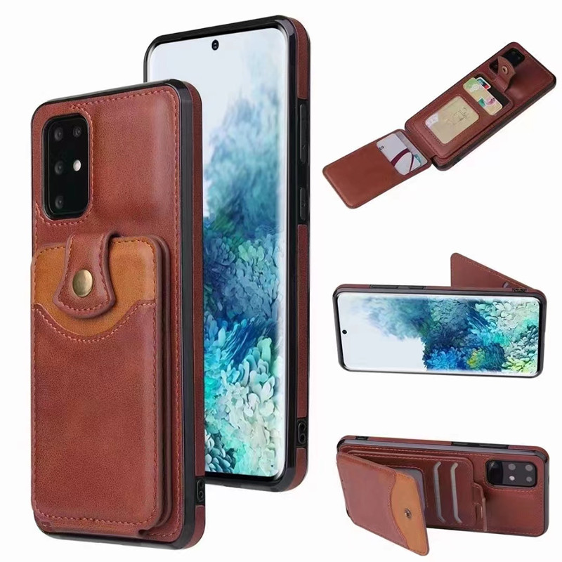 Soveltuu Samsung A52 -matkapuhelimen kotelokorttipakkauskoteloon voi laittaa useita kortteja, jotka ovat kattavia sivuja sykyttämisen vastaisen retro-nahkakuvion