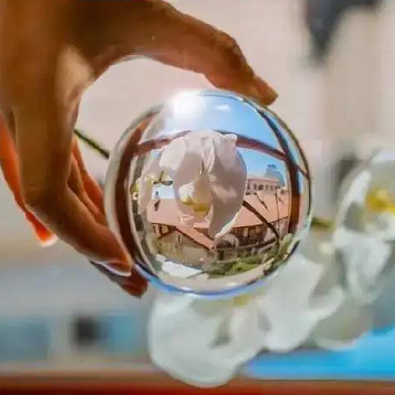 Tukkumyynti kodinsisustus kiinteä akryylihartsikosketus Juggling Magic Show Clear Crystal Balls