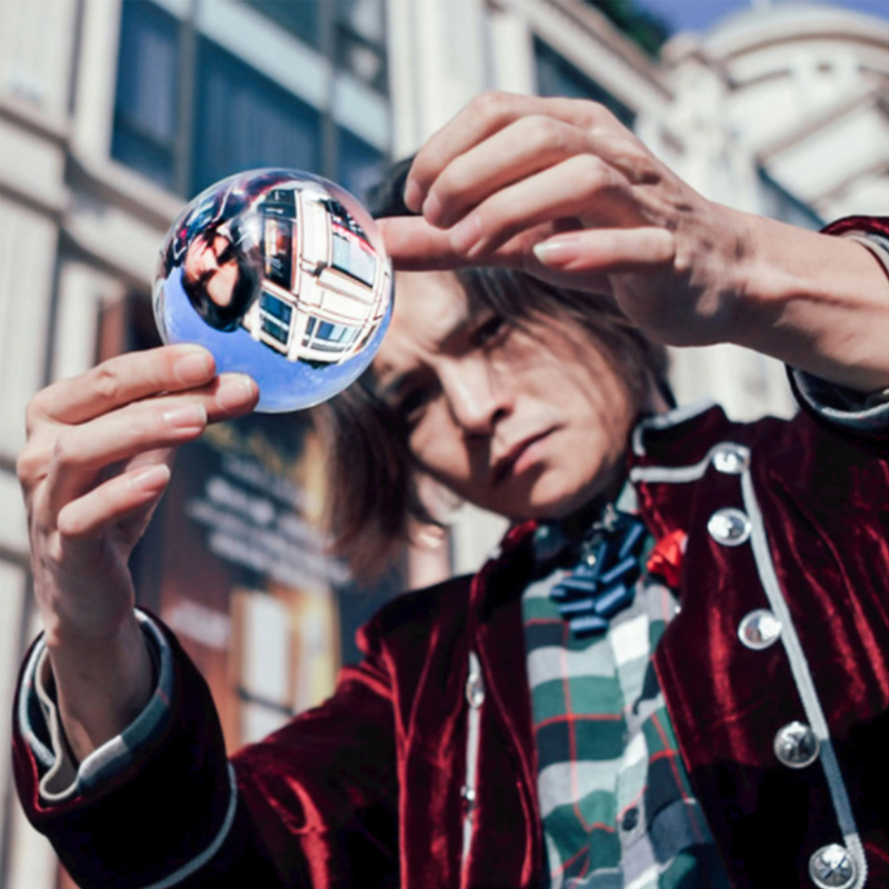 Tukkumyynti kodinsisustus kiinteä akryylihartsikosketus Juggling Magic Show Clear Crystal Balls