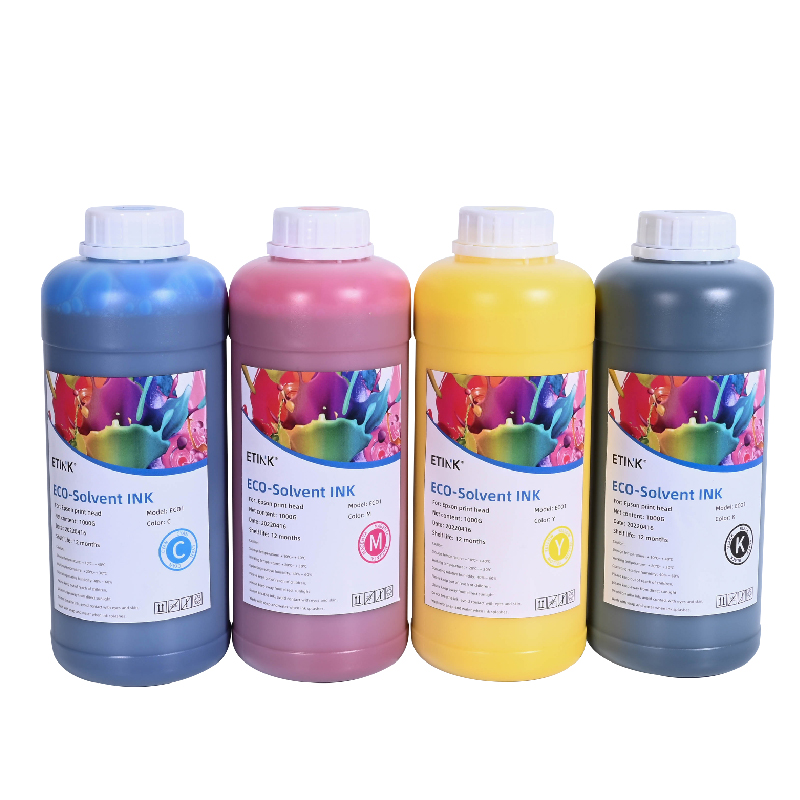 Eco-Solvent-muste sopii Epson Print Head Outdoor Photo Printing -sovellukseen