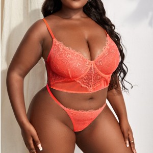 Sopimus seksikäs kukkapitsi 2kpl alusvaatteet asetettu seksikkäitä yövaatteita