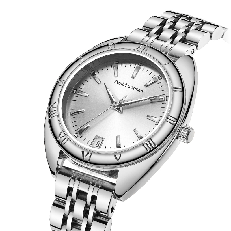 Daniel Gorman AN22415 Ainutlaatuinen muotoilu Ylellisyysmuoti Naisten katsella Gold Ice Bonted Watch Women'n ranne ylellisyyttä