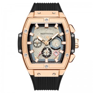 Daniel Gormangan13 -brändin vedenpitävä katsella miesten kellon muotiurheilu vapaa -ajan ainutlaatuinen kvartsi Luxury Square Men -kello